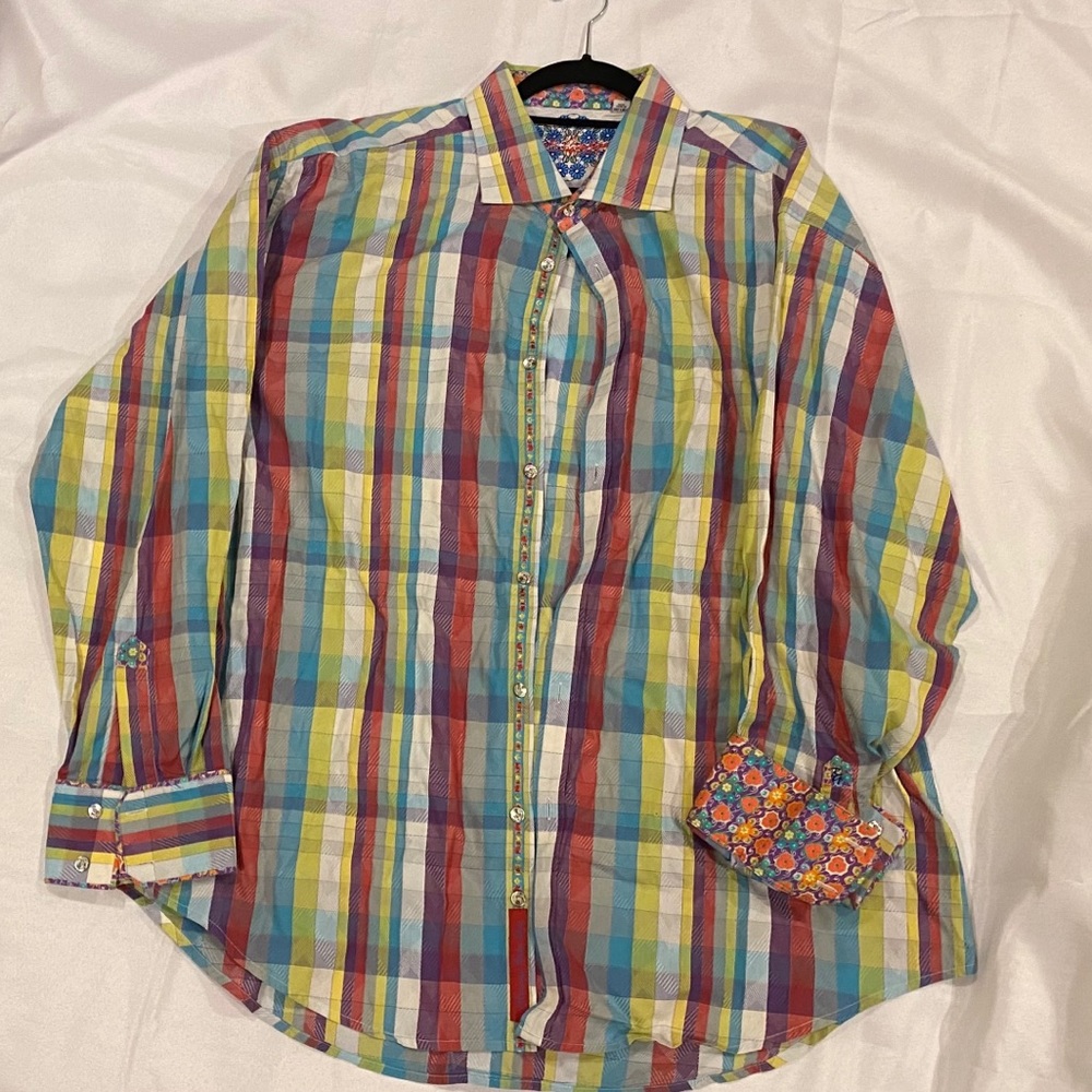 Robert Graham men’s shirt 3XL like new